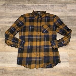 Volcom Modern Fit Plaid Flannel Long Sleeve Button Up Shirt Men’s XL